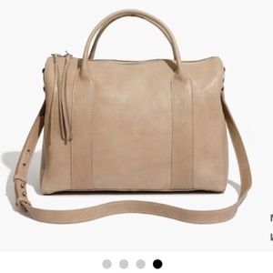 Madewell Prague Satchel with CGS monogram